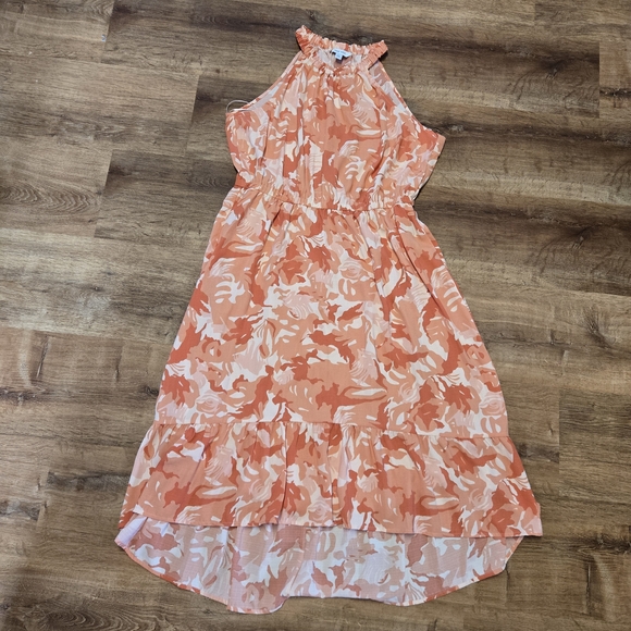 Nine West Dresses & Skirts - New With Tags!! Nine West Orange Patterned Midi Dress XXL